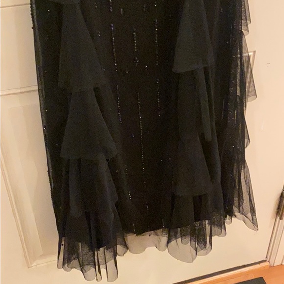 Jessica Mclintock Black Dress with Beading - Picture 3 of 6